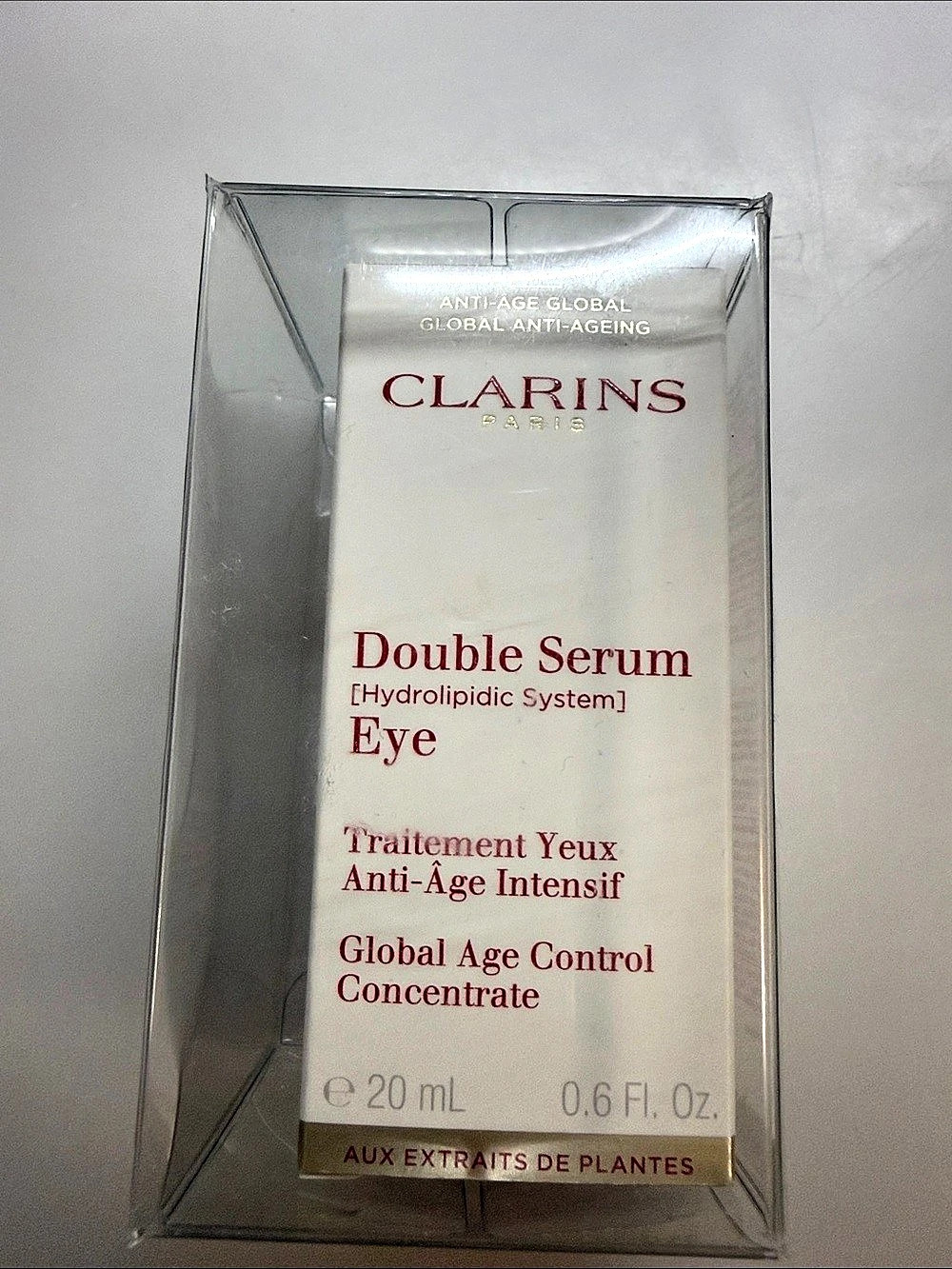 Clarins Double Serum Eye Global Age Control Concentrate 20 mL-BNIB